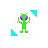 Alien Diagonal 2--.cur Preview