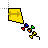 Yellow-Kite-Horizontal_Resize.cur Preview