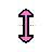 kirby cursor vertical resize.cur Preview