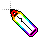 Rainbow Big Pen Black Outline.ani Preview