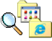 Windows 98 search, Programs and Downloads Icon Set thumbnail