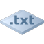 Cyberpunk Blue TXT File.ico Preview