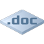 Cyberpunk Blue DOC File.ico Preview
