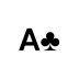 Playing Card Ace of Clubs.png Preview