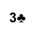 Playing Card Three of Clubs.png Preview
