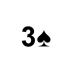 Playing Card Three of Spades.png Preview