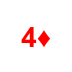 Playing Card Four of Diamonds.png Preview