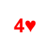 Playing Card Four of Hearts.png Preview