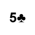 Playing Card Five of Clubs.png Preview