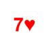 Playing Card Seven of Hearts.png Preview