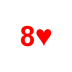 Playing Card Eight of Hearts.png Preview