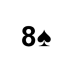 Playing Card Eight of Spades.png Preview
