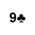 Playing Card Nine of Clubs.png Preview