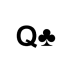 Playing Card Queen of Clubs.png Preview