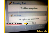 Observando o número do clique de hot spot que você usou