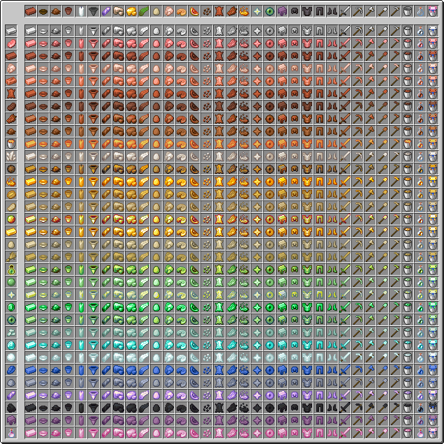 Two Minecraft elements together to make cursed items